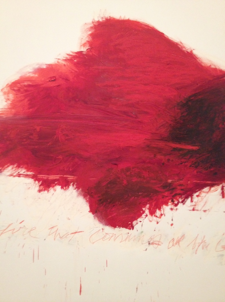 Fifty Days at Iliam: The Fire that Consumes All before It, 1978 (oil, oil crayon, graphite on canvas) by Twombly, Cy (1929-2011); 299.7x379.7 cm; Philadelphia Museum of Art, Pennsylvania, PA, USA;